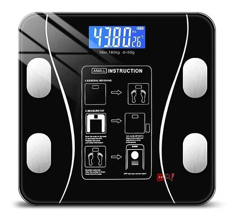 Pesa Digital Smart Con Bluetooth 180kg Con Medidor Imc - Ps