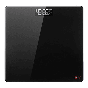Pesa Digital Baño Vidrio Templado Capacidad 180kg Negro - Ps