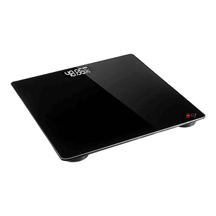 Pesa Digital Baño Vidrio Templado Capacidad 180kg Negro - Ps