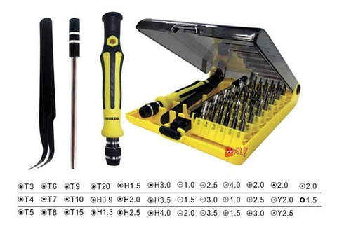 Set Atornillador Precisión 45 Piezas Intercambiables - Ps