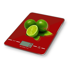 Pesa Gramera De Cocina Digital Capacidad 5kg Color Rojo - Ps