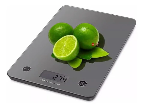 Pesa Gramera De Cocina Digital Capacidad 5kg Color Gris - Ps