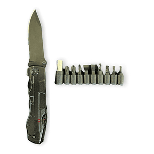 Alicate Táctico Multiuso 16 En 1 Acero Inoxidable - Ps