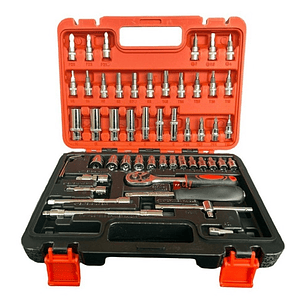 Juego Herramienta Dados 53 Piezas + Chicharra + Estuche - Ps