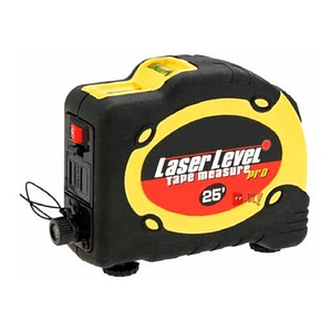Huincha De Medir Con Láser Y Dos Nivel De Burbuja - Ps