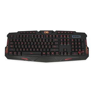 Teclado Gamer Pc Usb Iluminación Rojo/azul/purpura - Ps