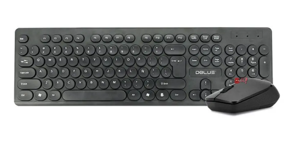 Kit Teclado Y Mouse Inalámbrico Español - Ps 1