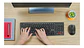 Kit Teclado Y Mouse Inalámbrico Español - Ps - Miniatura 3