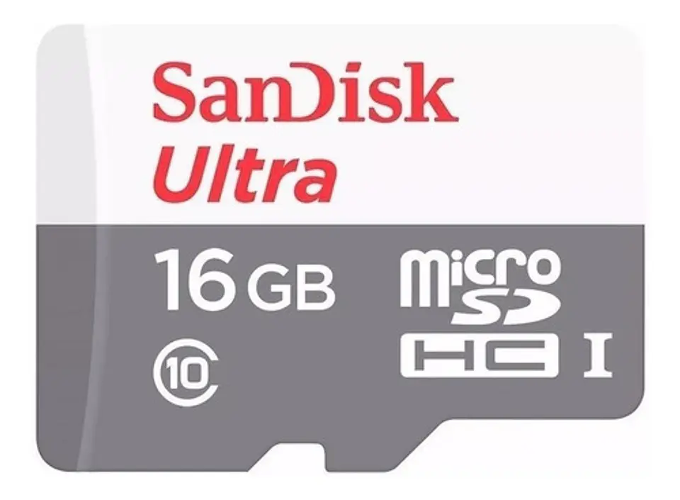 Tarjeta De Memoria Sandisk Sdsquns-016g-gn3ma  Ultra Con Adaptador Sd 16gb 1