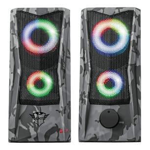 Parlantes Pc Gamer Iluminación Rgb Gxt 606 Javv Trust - Ps