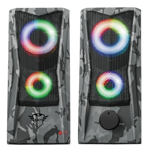 Parlantes Pc Gamer Iluminación Rgb Gxt 606 Javv Trust - Ps