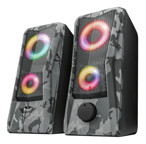 Parlantes Pc Gamer Iluminación Rgb Gxt 606 Javv Trust - Ps