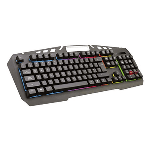 Teclado Gamer Pc Usb Retroiluminado Metálico Negro - Ps