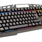 Teclado Gamer Pc Usb Retroiluminado Metálico Negro - Ps - Miniatura 1