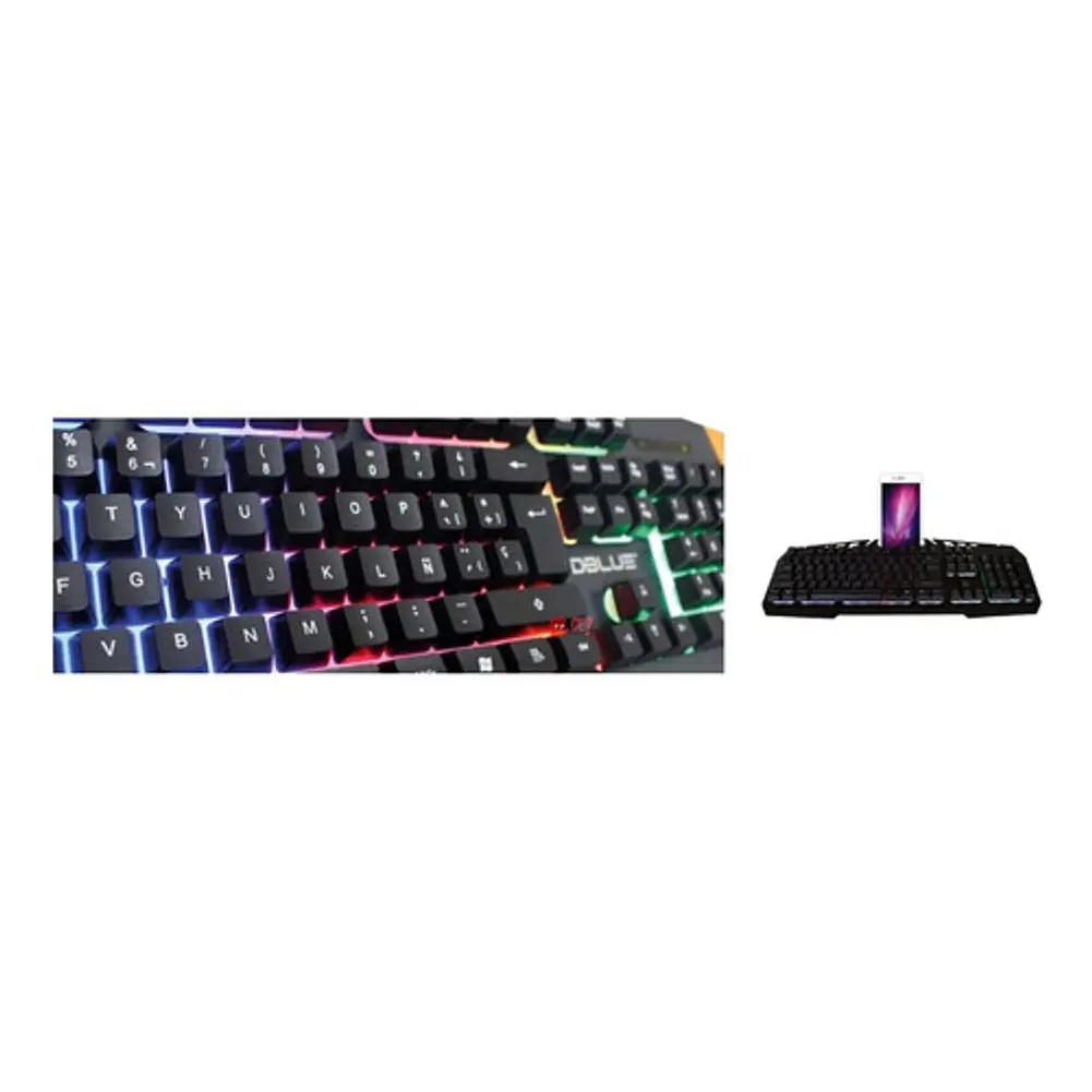 Teclado Gamer Pc Usb Retroiluminado Metálico Negro - Ps 2