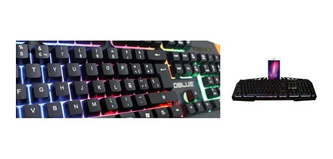 Teclado Gamer Pc Usb Retroiluminado Metálico Negro - Ps