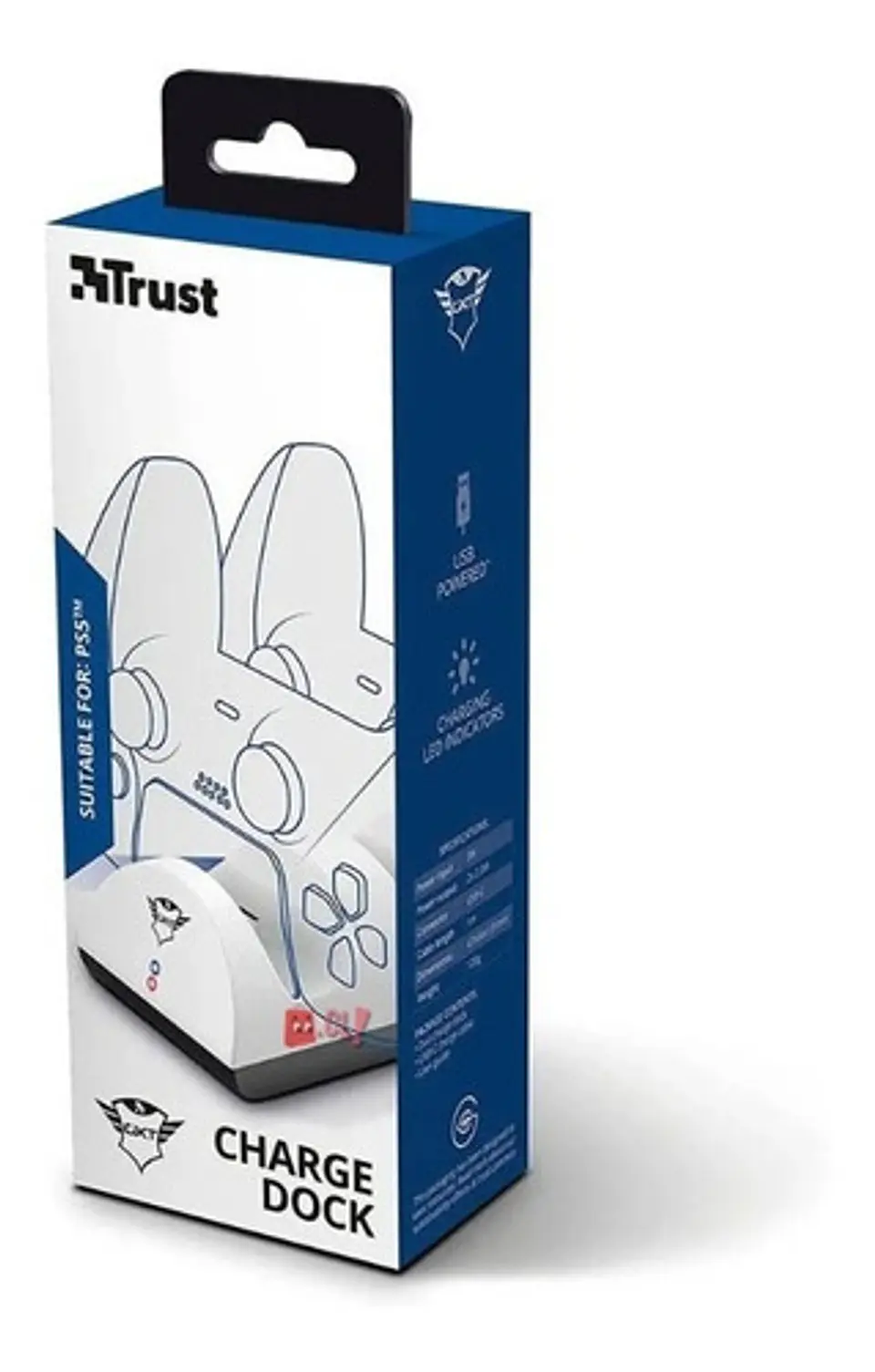Base Dock De Carga Doble Joystick Ps5 Gxt 254 Trust - Ps 4