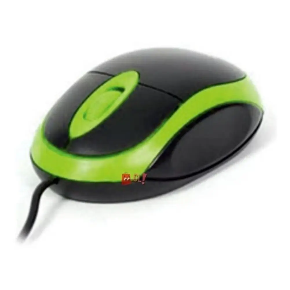 Mouse Óptico Con Conexión Usb Color Verde - Ps 1