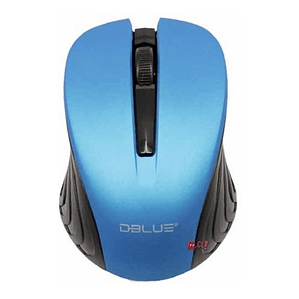 Mouse Inalámbrico Óptico Con Receptor Micro Usb Azul - Ps