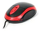 Mouse Óptico Con Conexión Usb Color Rojo - Ps - Miniatura 1