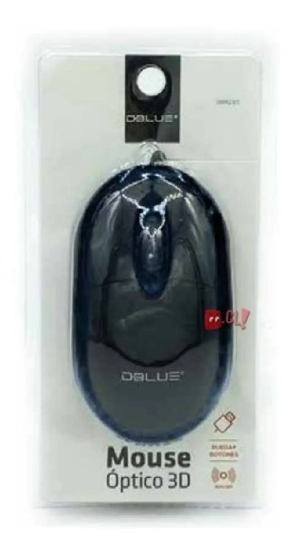 Mouse Óptico Con Conexión Usb Color Rojo - Ps 2