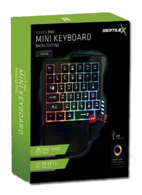 Teclado Gamer De Una Mano 35 Teclas Retroiluminado - Ps