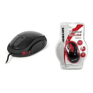 Mouse Óptico Con Conexión Usb Color Negro - Ps