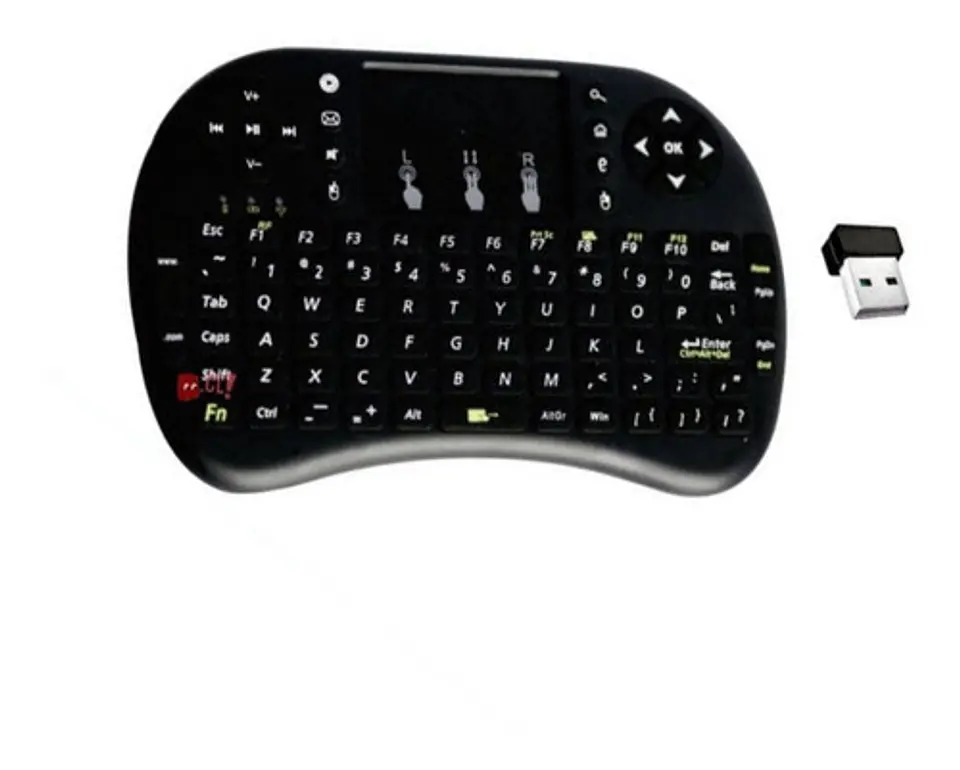 Teclado Multimedia Para Smart Tv Con Touchpad - Ps 1