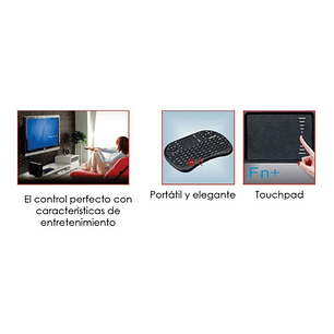 Teclado Multimedia Para Smart Tv Con Touchpad - Ps