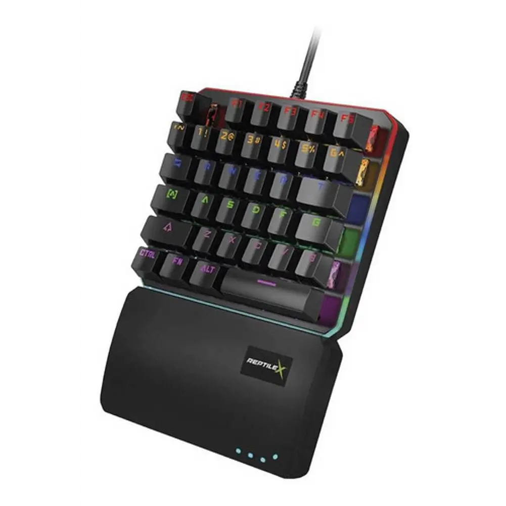 Teclado Gamer Mecánico De Una Mano Retroiluminado - Ps 1
