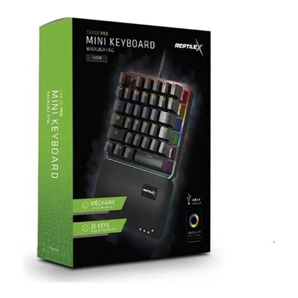 Teclado Gamer Mecánico De Una Mano Retroiluminado - Ps 2
