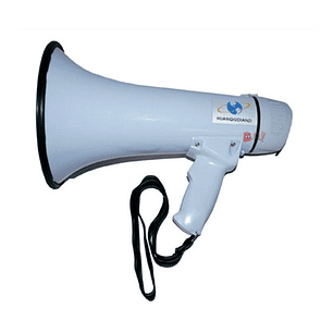 Megáfono Recargable De 25w Con Sirena Y Grabadora - Ps