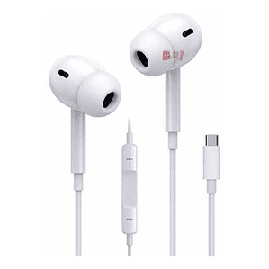 Audífonos In-ear Con Conector Tipo C Color Blanco - Ps