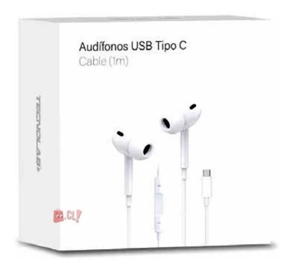 Audífonos In-ear Con Conector Tipo C Color Blanco - Ps 3