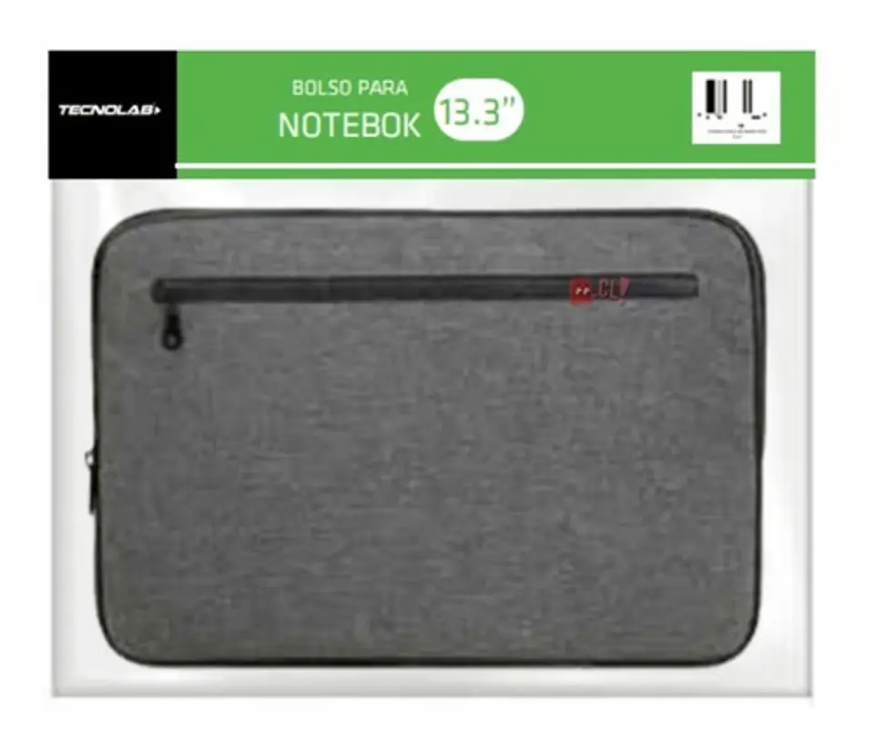 Funda Estuche Para Notebook Acolchada Color Gris - Ps 3