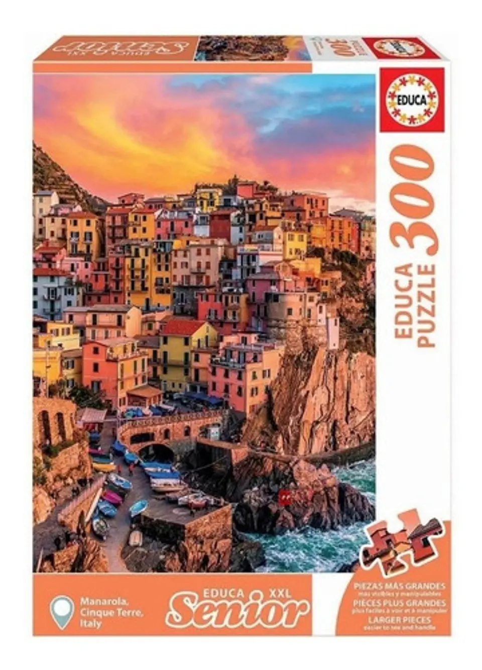 Puzzle Senior Manarola 300 Piezas Tamaño 48x68cm - Ps 1