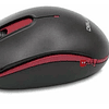 Mouse Inalámbrico Óptico 1000dpi Color Rojo - Ps 1