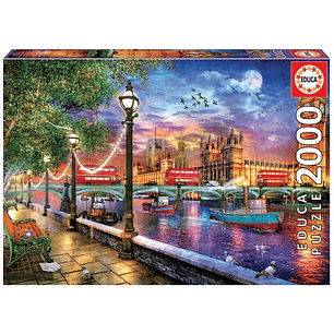 Puzzle Londres Al Atardecer 2000 Piezas Tamaño 96x68cm - Ps