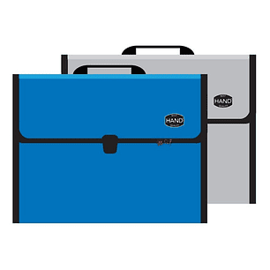 Carpeta Maletín Portafolio Vinílico 3 Bolsillos Hand - Ps