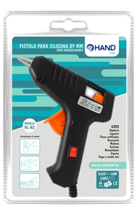 Pistola De Silicona 7mm De 10w Hand - Ps
