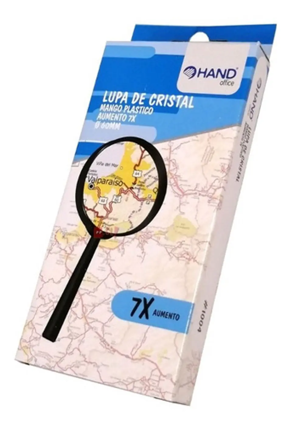 Lupa De Cristal Diámetro De 7,5 Cms Con Amento 7x Hand - Ps 1