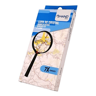 Lupa De Cristal Diámetro De 6 Cms Con Amento 7x Hand - Ps