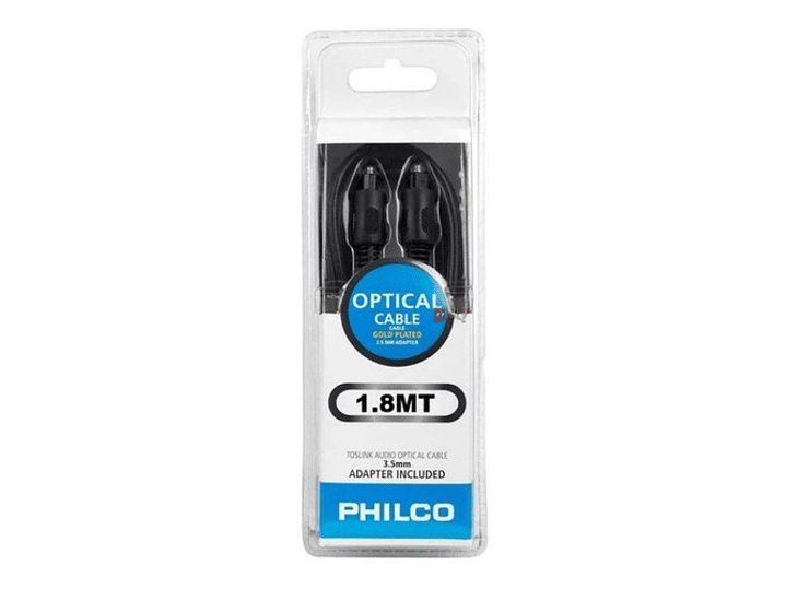 Cable De Audio Óptico Toslink 3mts Philco - Ps 4