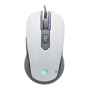 Mouse Gamer Usb Hp M200 Blanco Con Luz Led - Ps