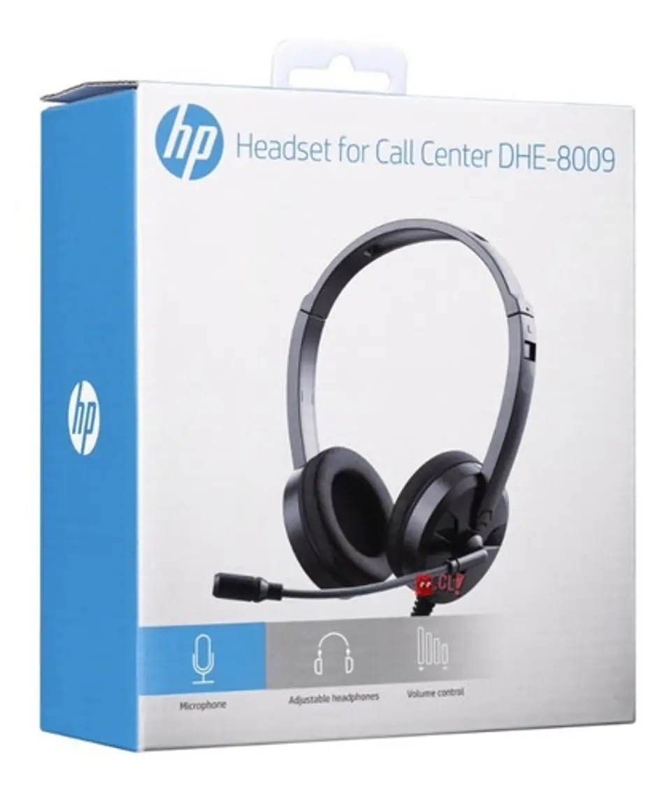 Audífonos Con Micrófono Hp Call Center Dhe-8009 - Ps 4