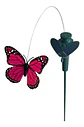 Mariposa Solar Con Iluminación Y Movimiento Para Jardín - Ps - Miniatura 1