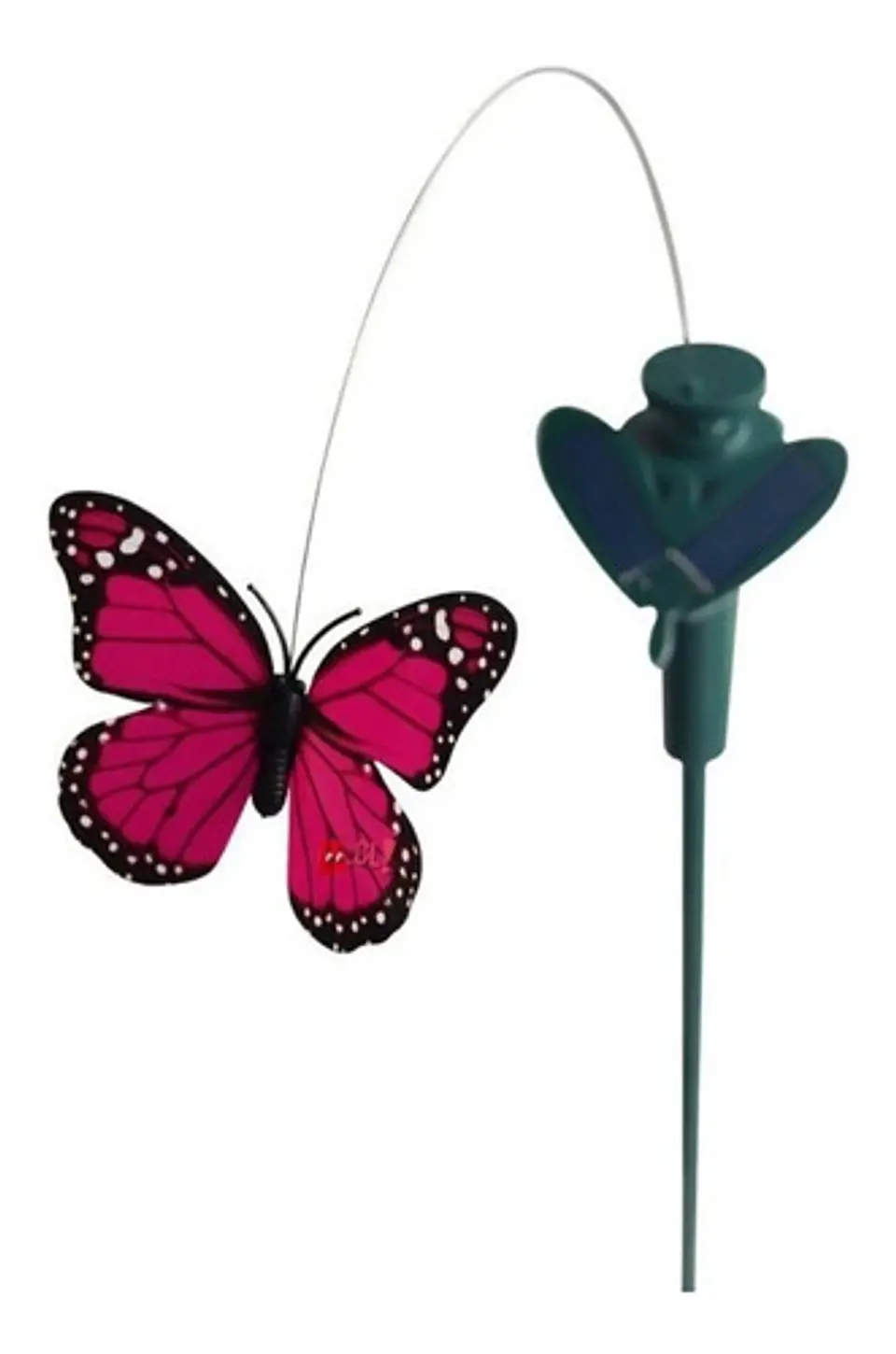 Mariposa Solar Con Iluminación Y Movimiento Para Jardín - Ps 1
