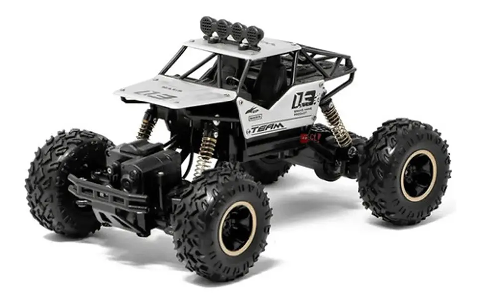 Jeep A Control Remoto Todo Terreno Recargable Gris - Ps 1
