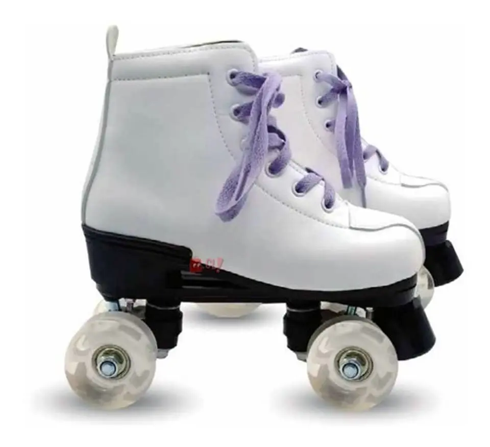 Patines De 4 Ruedas Con Iluminación Talla 34 Y 35 - Ps 1