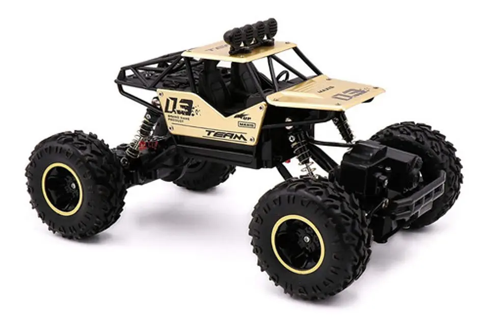 Jeep A Control Remoto Todo Terreno Recargable Gold - Ps 1